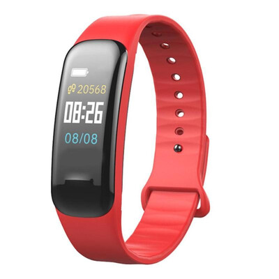 

C1P IP67 Waterproof Bluetooth Blood Pressure Heart Rate Monitor Smart Band