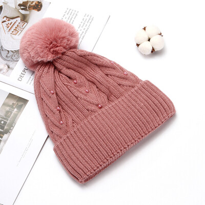

Tailored Fashion Womens Winter Collar Plus Wild Thick knit Warm Hat