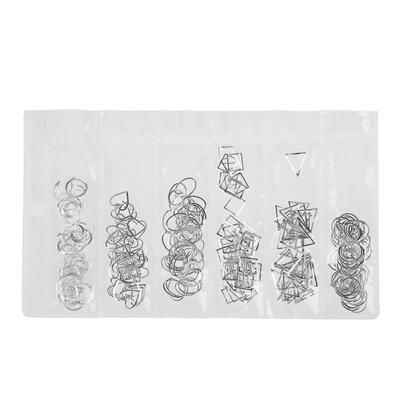 

3D Nail Art Stickers Geometry Silver DIY Manicure Beauty Decals Charm Decor