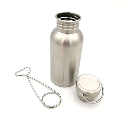 

〖Follure〗Stainless Steel Portable Kettle Outdoor Camping Hiking Cup Pot Kitchen Cookware