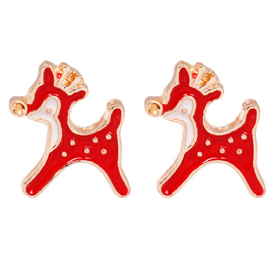 

Christmas Women Earrings Santa Charm Studs Creative Fashion Jewelry