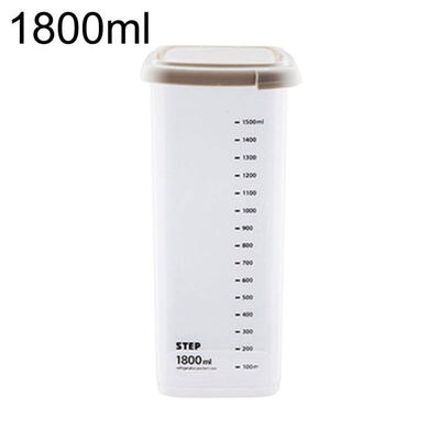 

Transparent Kitchen Fridge Tea Bean Grain Storage Sealing Can Box Case Container