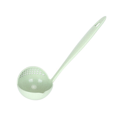 

Siaonvr 2 in 1 Soup Spoon Long Handle Creative Porridge Spoons