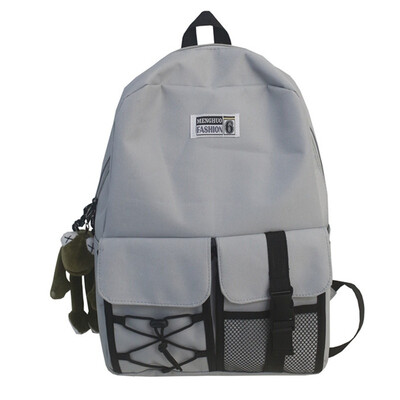 

Cool-man large-capacity double-shoulder bag womens Korean high school high-school high-style Korean backpack cool&cool