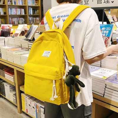 

Japanese Tide brand ancient sense book bag Sen large capacity ins shoulder bag female Korean version of high school male college campus