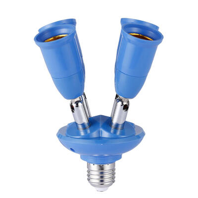 

1 to 4 Rotatable Antique Lamp Base Holder Adjustable Screw Socket Adapter