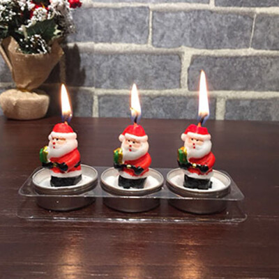 

Toponeto Christmas Candles Santa Claus Snowman Birthday Christmas Party Decoration Candle