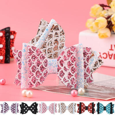 

Greensen 6Pcs Lovely Fashionable Sequined Child Kids Hair Clip Hairpin Girl Hair Accessories