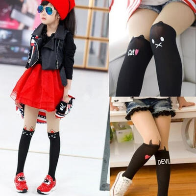 

Girls Kids Pantyhose Footed Dancing Tights Socks Hosiery School Children Clothes
