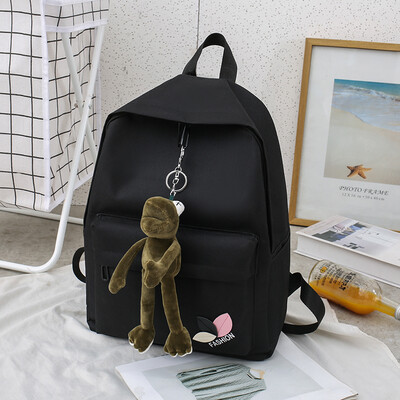 

Ins backpack female Korean high school backpack college students ancient sense of junior high school Joker fashion backpack