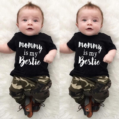 

Kids Infant Baby Boy Girl Cute T-shirt Pants Infant Cotton Clothes Outfits 2pcs Set