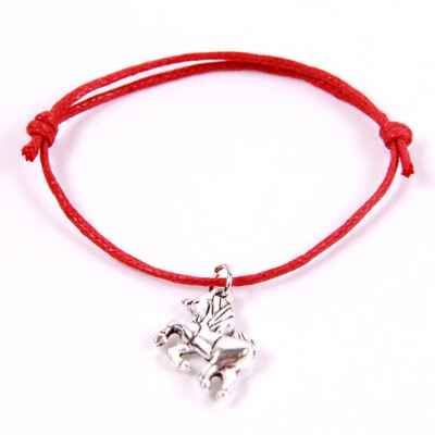 

Retro Pure Hand Production Wax Weaving Unicorn Bracelet Gift for Children