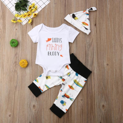 

Summer Newborn Infant Baby Boy Girl Romper Bodysuit Pants Set Outfits Clothes 0-18M