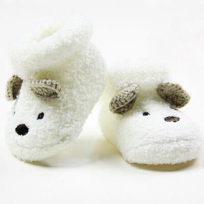 

2016NEW Newborn Socks Unisex Baby Boy Girls Infant Cute Bear Crib Warm Shoes