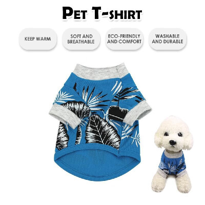 

Pet Shirts Dog T-Shirts Printed Pet Clothes Pet Spring Autumn Clothes Keep Warm for Small Medium Large Dogs Cats