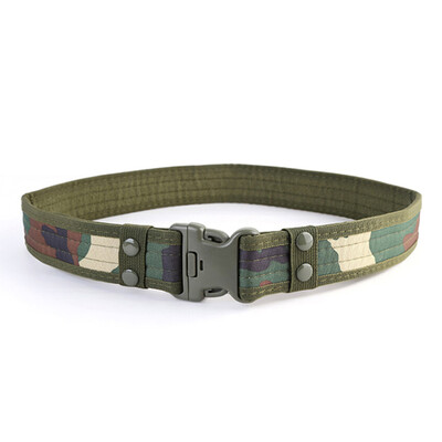 

Army Style Combat Tactical Heavy Duty Waist Belt Quick Release Buckle Canvas Waistband Outdoor Hunting