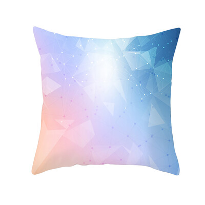 

〖Follure〗Geometric Print Polyester Square Pillow Case Sofa Cushion Cover Home Decor A