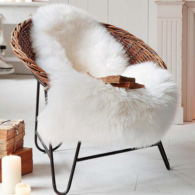 

Soft Large Faux Sheepskin Rug Mat Carpet Pad Bedroom Chair Sofa Cover Home Decor