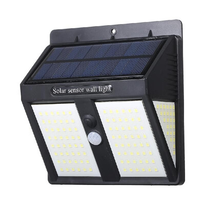 

DC55V 30W 146 LEDs Three Sides Solar Power Energy Wall Mounted Lamp PIR Motion Sensor Human Infrared Inductor Detector Technology
