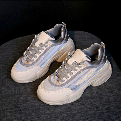 

Thick soled sneakers children ins2019 spring new online celebrity ulzzang 100 Korean version super hot father shoes tide