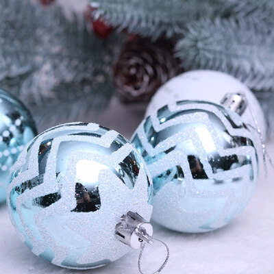 

24 12Pcs New Christmas Balls Party Baubles Xmas Tree Decorations Home Party Ornament Decor 6Cm