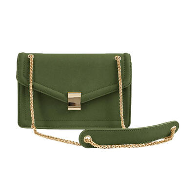 

Lady Square Matte Leather Shoulder Bags Women Chain Crossbody Messenger Bag