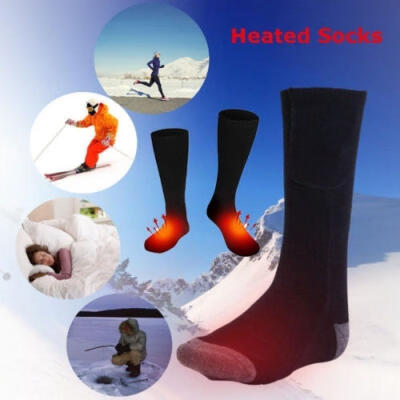 

Electric Battery Heated Socks Feet Warm Heater Skiing Fishing Shoe Boot Warm
