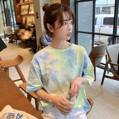 

Womens Fashion Round Neck Printed Short Sleeve Pullover Hip Hop T-Shirt