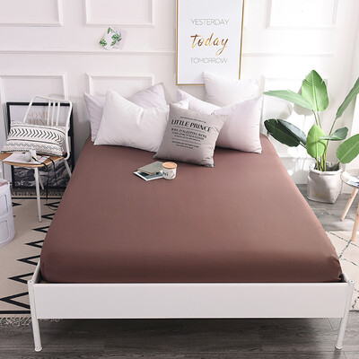 

Toponeto Fitted Sheet Bedding Cover Bed Sheet Soft Comfort Solid Color