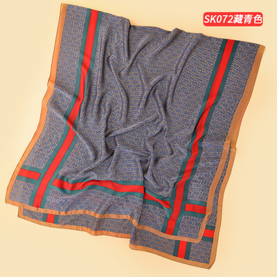 

New fashion geometric print scarves ladies sunscreen beach towel holiday shawl scarves wholesale SK072