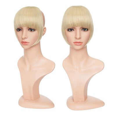 

Hair Bangs Clip in Hair Extensions Front Neat Bang Fringe One Piece Striaght Hairpiece Accessories