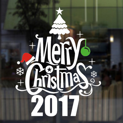 

Tailored Christmas Tree Decoration Decal Window Stickers Home Decor