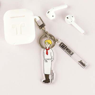

CAR-TOBBY BTS World Acylic Keyring Strap Acrylic Keyring Keychain Cartoon Pendant