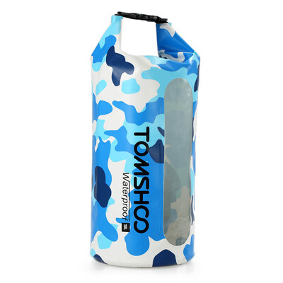 

TOMSHOO 10L 20L Outdoor Water-Resistant Dry Bag Sack Storage Bag for Travelling Rafting Boating Kayaking Canoeing Camping Snowbo