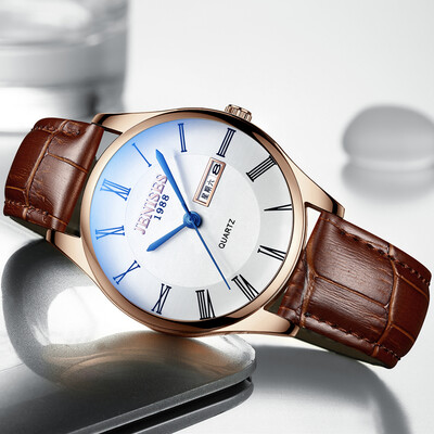 

New fashion Korean version of the non - mechanical watch mens thin student waterproof simple quartz watch mens watch