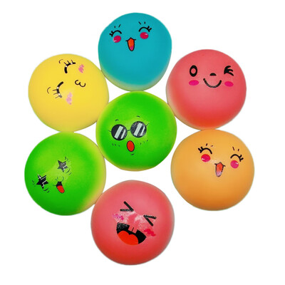 

Gotoamei 1PC Random Expression Bread Slow Rising Collection Squeeze Stress Reliever Toy