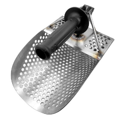 

Beach Sand Scoop with Handle Metal Detecting Tool Stainless Steel Detector Fast Sifting Metal Detector