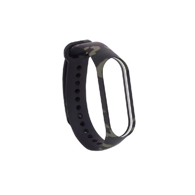 

Fashion Adjustable Printed Wristband for Mi Band 3&Band 4 Unisex Silicone Strap Wrist Strap Multi-pattern Optional