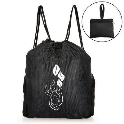 

22L Foldable Drawstring Backpack Bag Outdoor Sports Gym Sack Pack Travel Storage Bag Beach Bag