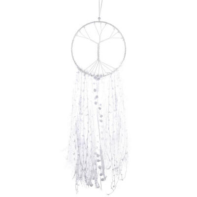 

DIY Dream Catcher Feathers Light String Wall Hanging Ornament Home Decor