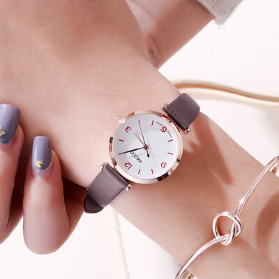 

Trend watch female student small&simple dial cute small fresh waterproof belt female watch
