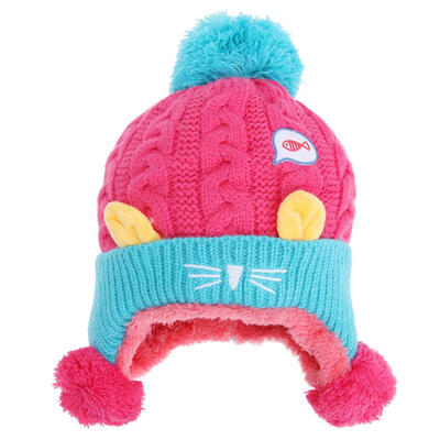 

Baby Winter Hat Warm Infant Cap Boys Girls Animal Cat Ear Kids Crochet Cap
