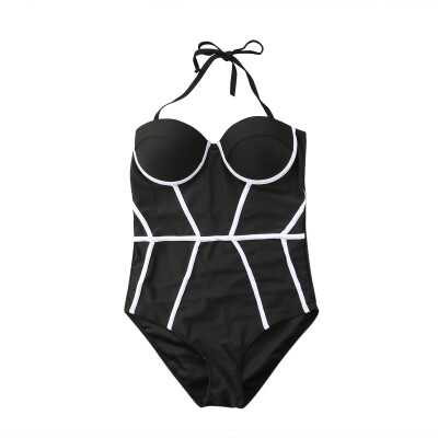 

Womens One Piece Swimsuit Push Up Padded Bikini Monokini Swimwear Beachwear