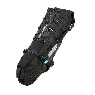 

ROSWHEEL Waterproof Bike Bag Bicycle Saddle Bag Pannier Cycling MTB Mountain Road Bike Tail Seat Bag Adjustable 3L-10L