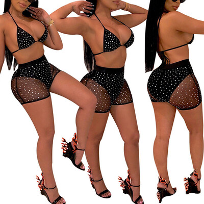 

Womens Push Up Padded Bra Bikini Set High Waisted Swimsuit Bathing Suit Swimwear