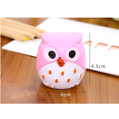 

Siaonvr Lovely Owl Pattern Pencil Sharpener School Kids Favorite School Supplies Gifts