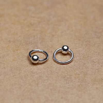

Surgical Steel Hoop Nose Ring Ball Closure Lip Ear Nose Eyebrow Universal Piercing Cartilage Earring