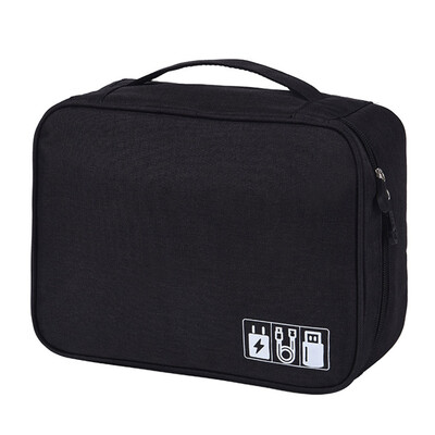 

2X Travel Storage Hand Bag Cable USB Electronics Accessories Organizer Pretty