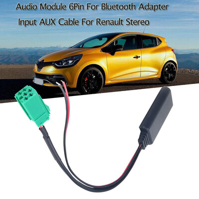 

Tailored Audio Module 6Pin For Bluetooth Adapter Input AUX Cable For Renault Stereo