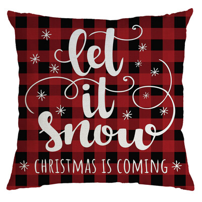 

Tailored Christmas Pillow Cover Pillowcases Decorative Sofa Cushion Cover 45x45cm